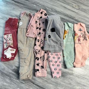 Baby Girls 9 month clothes (together)